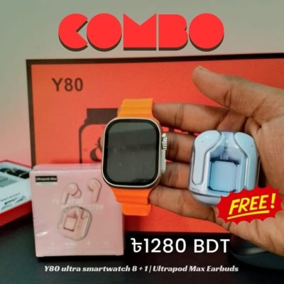Y80 Ultra Smartwatch (Earbuds Free)