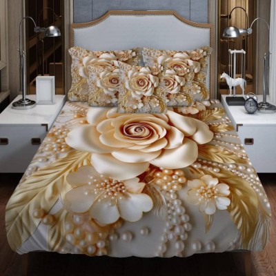 3D Design Premium Bed Sheet