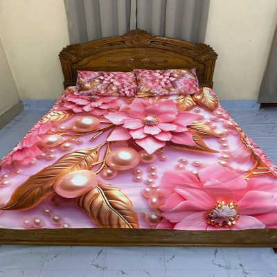 3D Design Premium Bed Sheet