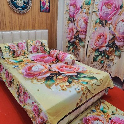 Water Proof Premium 3D Design Bed Sheet