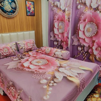 Water Proof Premium 3D Design Bed Sheet
