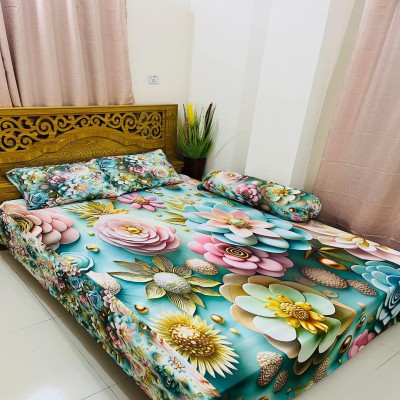 Water Proof Premium 3D Design Bed Sheet