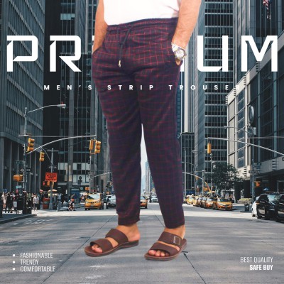 premium trouser For Men Red
