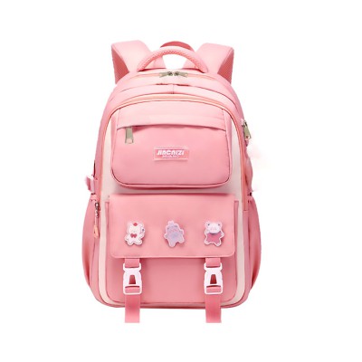 Waterproof School Bag pink