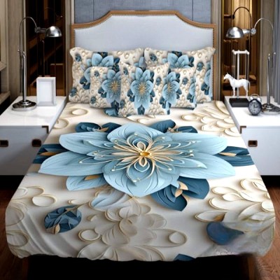 3D Design Premium Bed Sheet