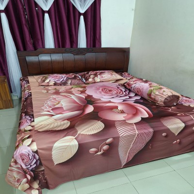 3D Design Premium Bed Sheet
