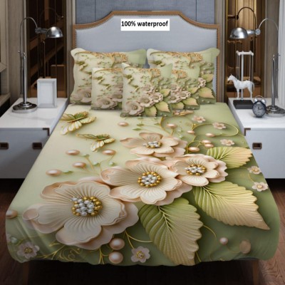 Water Proof Premium 3D Design Bed Sheet