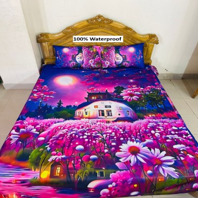 Water Proof Premium 3D Design Bed Sheet